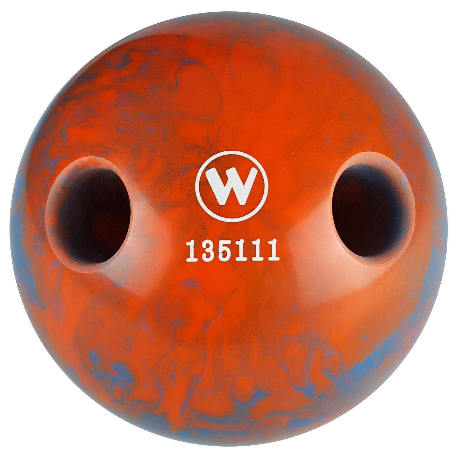 Lochkugel 160mm blau/orange marmoriert  TYP WINNER